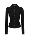 Dolce & Gabbana Virgin Wool Jacket In Black