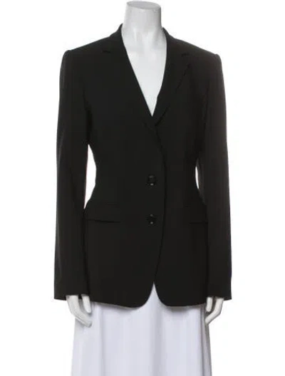 Pre-owned Dolce & Gabbana Virgin Wool Blazer In Black