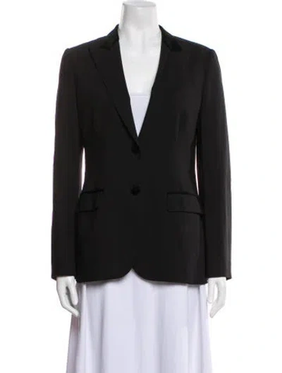 Pre-owned Dolce & Gabbana Virgin Wool Blazer In Black