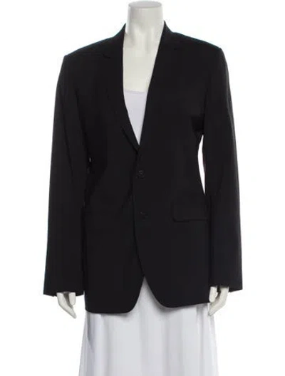 Pre-owned Dolce & Gabbana Virgin Wool Blazer In Black