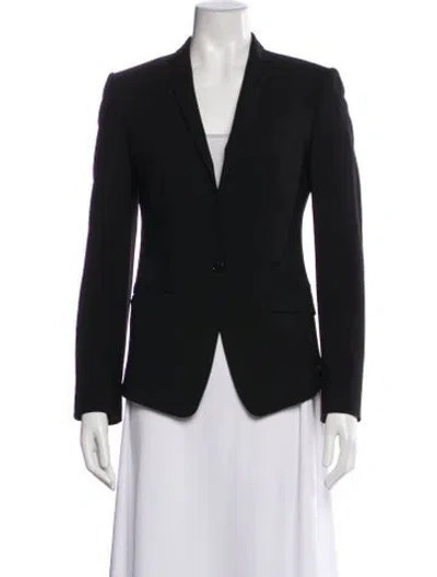 Pre-owned Dolce & Gabbana Virgin Wool Blazer In Black