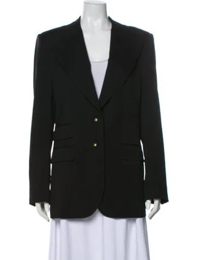 Pre-owned Dolce & Gabbana Virgin Wool Blazer In Black