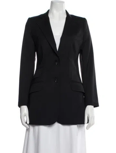 Pre-owned Dolce & Gabbana Virgin Wool Blazer In Black