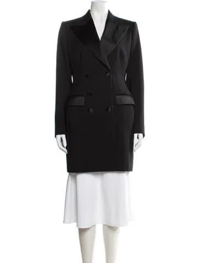 Pre-owned Dolce & Gabbana Virgin Wool Blazer In Black