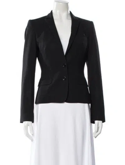 Pre-owned Dolce & Gabbana Virgin Wool Blazer In Black