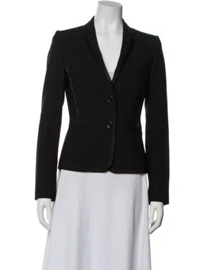 Pre-owned Dolce & Gabbana Virgin Wool Blazer In Black
