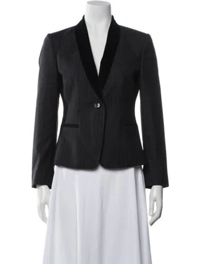 Pre-owned Dolce & Gabbana Virgin Wool Blazer In Black