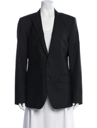Pre-owned Dolce & Gabbana Virgin Wool Blazer In Black