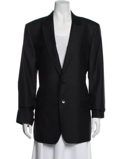 Pre-owned Dolce & Gabbana Virgin Wool Blazer In Black