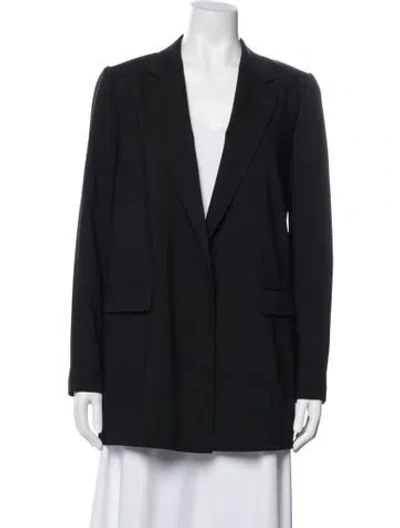 Pre-owned Dolce & Gabbana Virgin Wool Blazer In Black