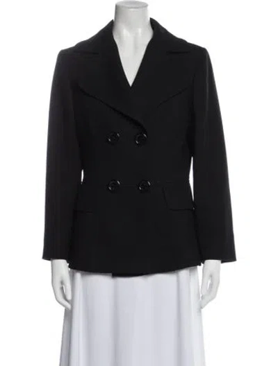Pre-owned Dolce & Gabbana Virgin Wool Blazer In Black