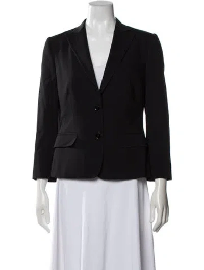 Pre-owned Dolce & Gabbana Virgin Wool Blazer In Black