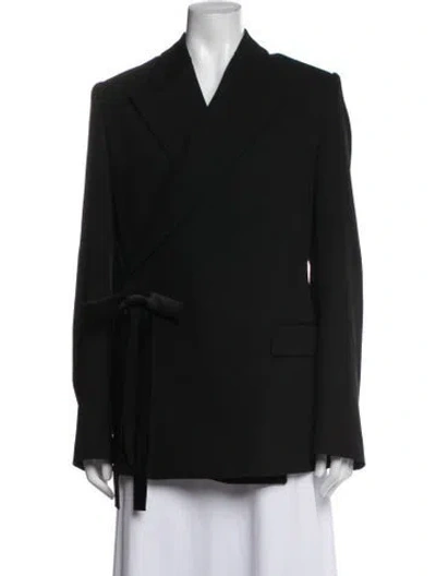 Pre-owned Dolce & Gabbana Virgin Wool Blazer In Black