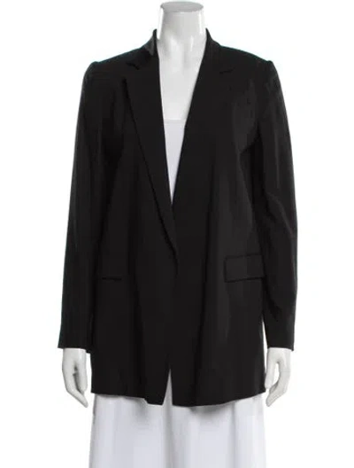 Pre-owned Dolce & Gabbana Virgin Wool Blazer In Black
