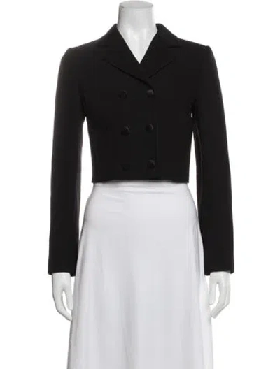 Pre-owned Dolce & Gabbana Virgin Wool Blazer In Black