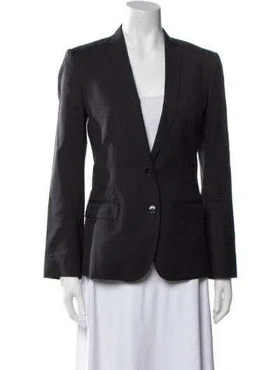Pre-owned Dolce & Gabbana Virgin Wool Blazer In Black