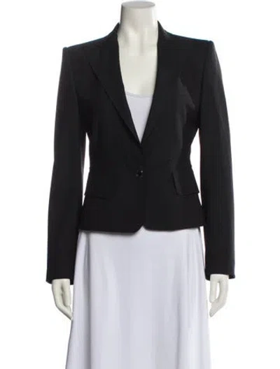 Pre-owned Dolce & Gabbana Virgin Wool Blazer In Blue