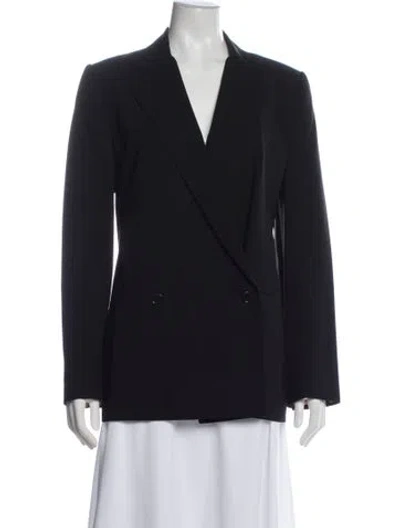 Pre-owned Dolce & Gabbana Virgin Wool Blazer In Blue