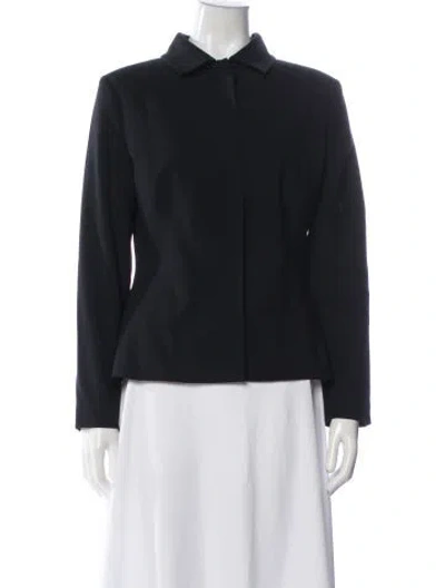 Pre-owned Dolce & Gabbana Virgin Wool Blazer In Blue