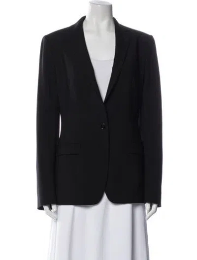 Pre-owned Dolce & Gabbana Virgin Wool Blazer In Blue