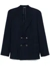 Dolce & Gabbana Virgin Wool Blazer In Blue