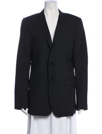 Pre-owned Dolce & Gabbana Virgin Wool Blazer In Gray