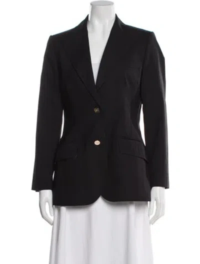 Pre-owned Dolce & Gabbana Virgin Wool Blazer In Gray