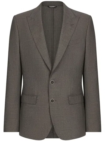 Dolce & Gabbana Jackets Gray In Brown