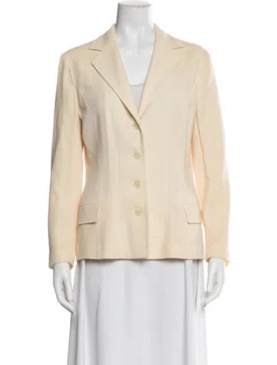 Pre-owned Dolce & Gabbana Virgin Wool Blazer In Neutral
