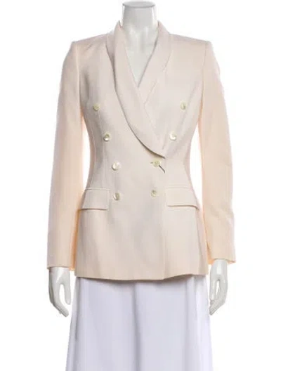 Pre-owned Dolce & Gabbana Virgin Wool Blazer In Neutrals
