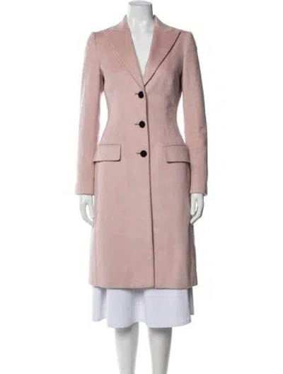 Pre-owned Dolce & Gabbana Virgin Wool Blazer In Pink