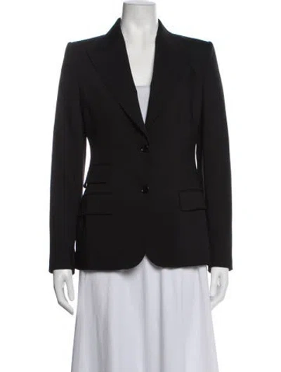 Pre-owned Dolce & Gabbana Virgin Wool Blazer W/ Tags In Black