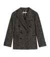 Dolce & Gabbana Virgin Wool-blend Coat In Gray