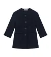 Dolce & Gabbana Bouclé Coat In Black