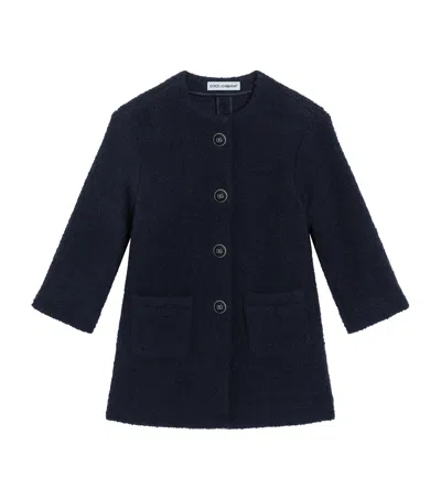 DOLCE & GABBANA VIRGIN WOOL-BLEND JACKET