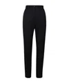 Dolce & Gabbana Women Stretch Wool And Silk Trousers In Black