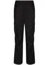 Dolce & Gabbana Flannel Cargo Pants In Black