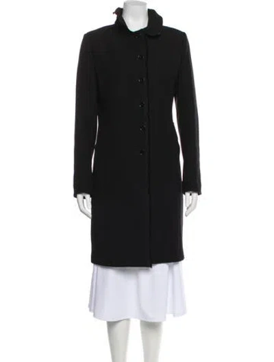 Pre-owned Dolce & Gabbana Virgin Wool Coat In Black