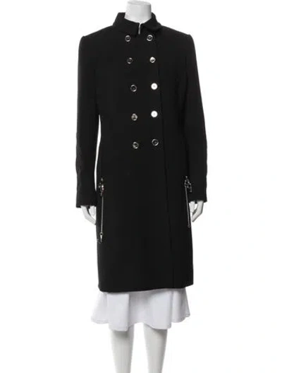 Pre-owned Dolce & Gabbana Virgin Wool Coat In Black