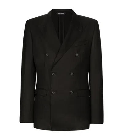 DOLCE & GABBANA VIRGIN WOOL DOUBLE-BREASTED BLAZER