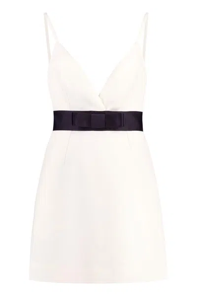 Dolce & Gabbana Virgin Wool Dress In White