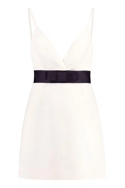 Dolce & Gabbana Virgin Wool Dress In Red