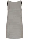 Dolce & Gabbana Houndstooth Button Mini Dress Sicily