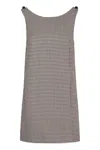 Dolce & Gabbana Virgin Wool Dress In Grey