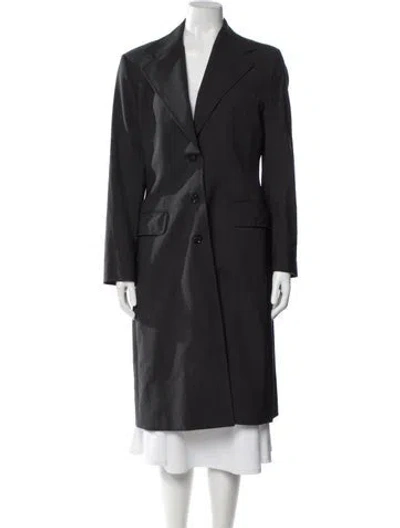 Pre-owned Dolce & Gabbana Virgin Wool Evening Jacket In Gray