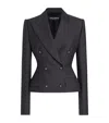 Dolce & Gabbana Double-breasted Dolce Jacket With Dg-branded Buttons