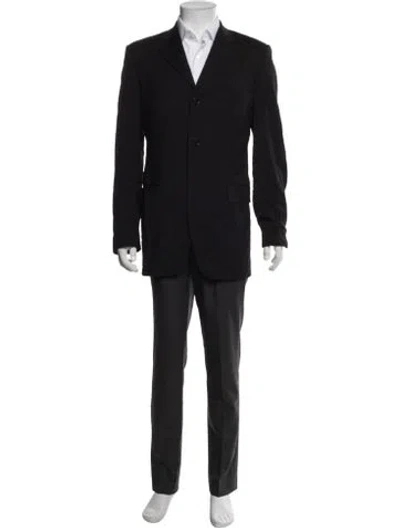 Pre-owned Dolce & Gabbana Virgin Wool Jacket In Black