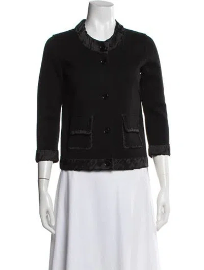 Pre-owned Dolce & Gabbana Virgin Wool Jacket In Black