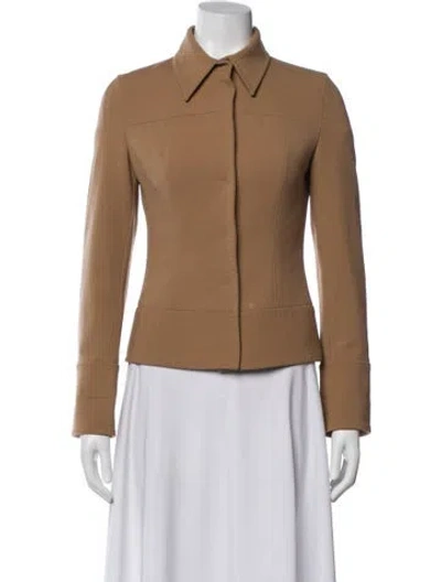 Pre-owned Dolce & Gabbana Virgin Wool Jacket In Brown