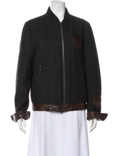 Pre-owned Dolce & Gabbana Virgin Wool Jacket In Gray